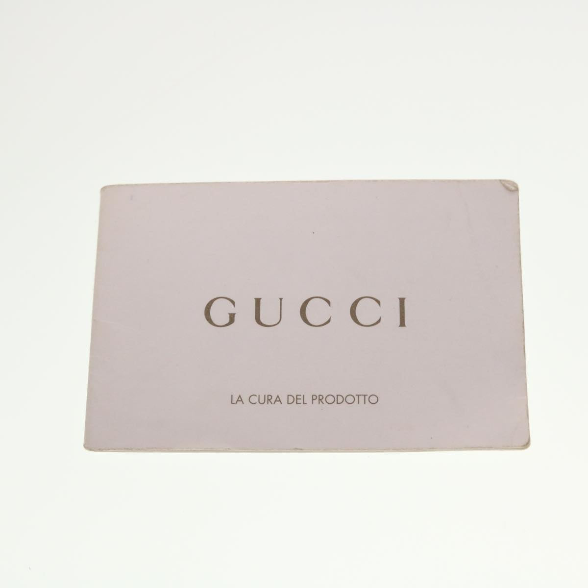 GUCCI Guccissima Hand Bag Leather White 211944 bs5554