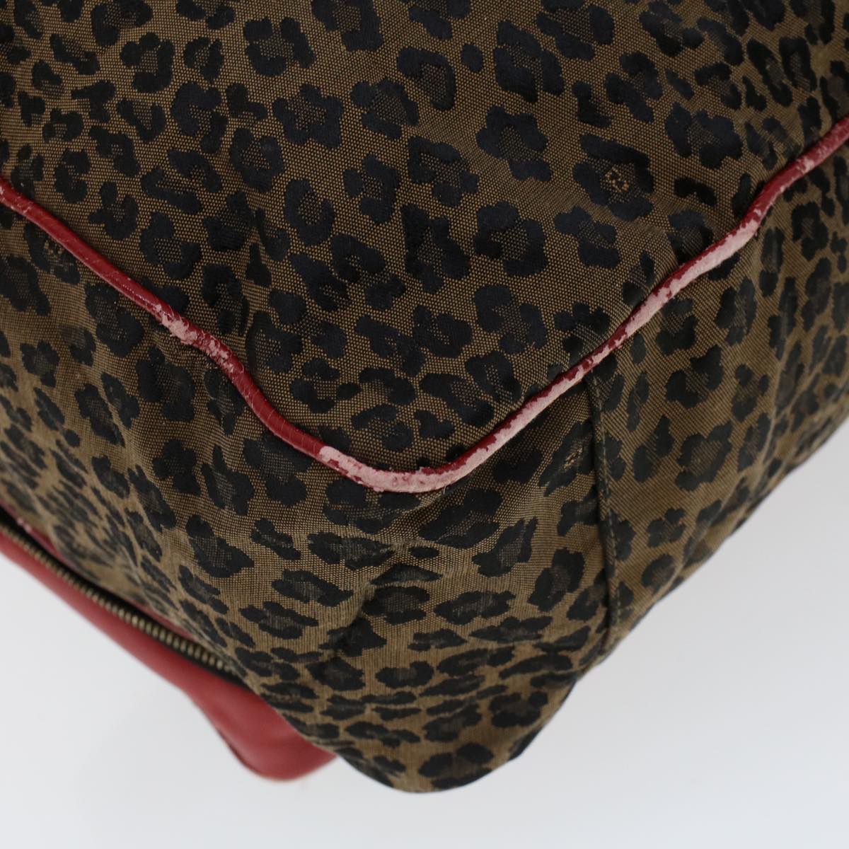 FENDI Hand Bag Canvas 2way Shoulder Bag Brown bs5628