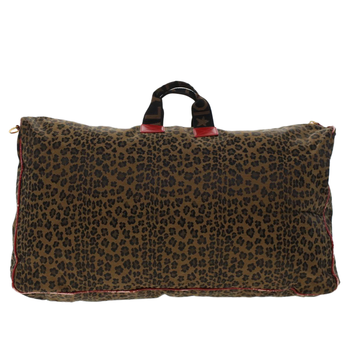 FENDI Hand Bag Canvas 2way Shoulder Bag Brown bs5628