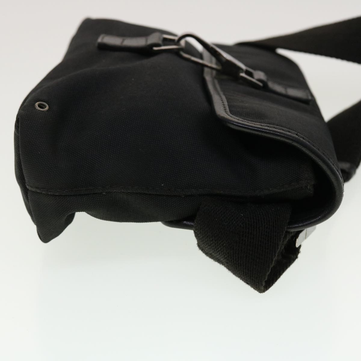 GUCCI Waist Bag Canvas Black 92543 bs5795