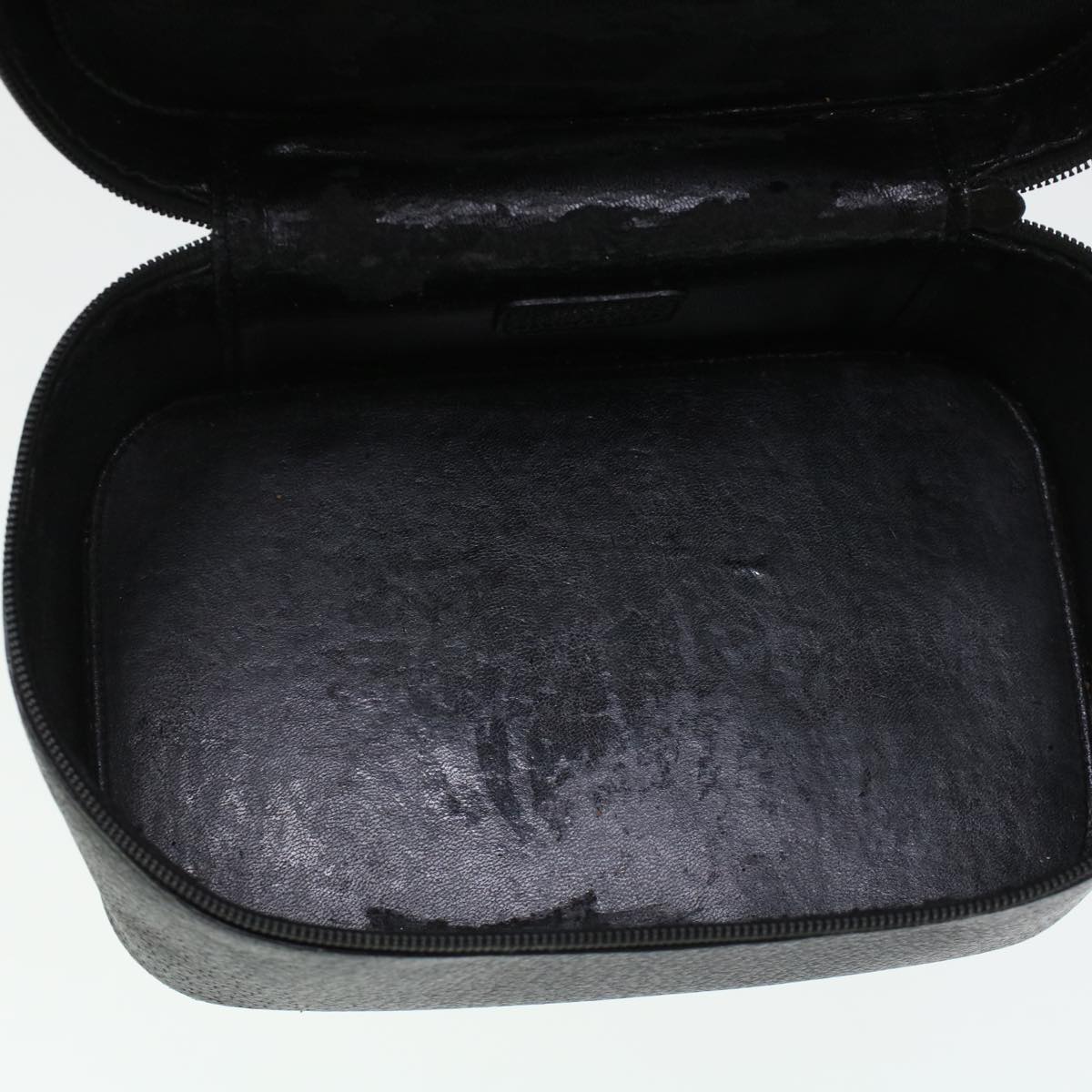 GUCCI Vanity Cosmetic Pouch Leather Black 039.1705.0710 bs5804