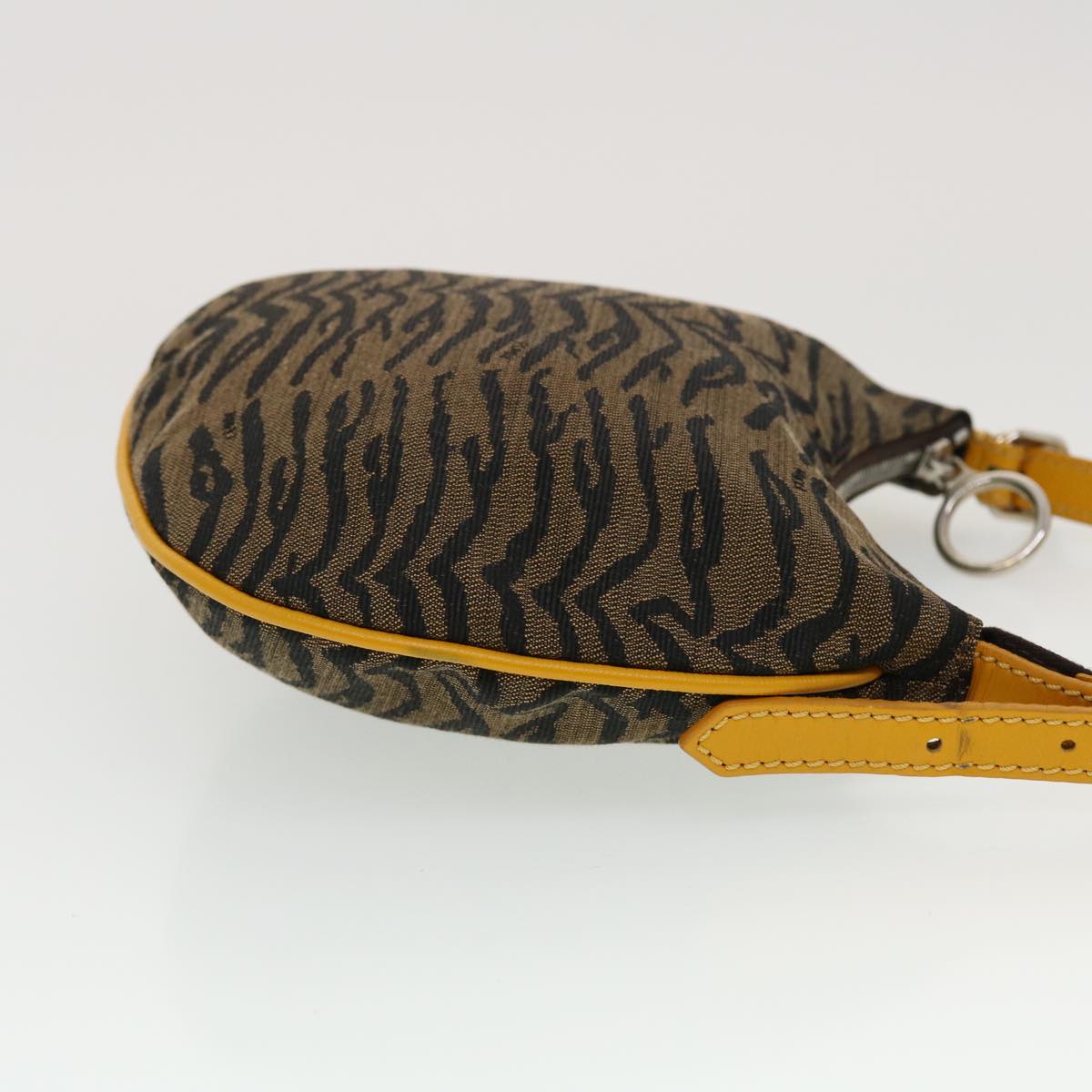 FENDI Shoulder Bag Canvas Brown bs5831
