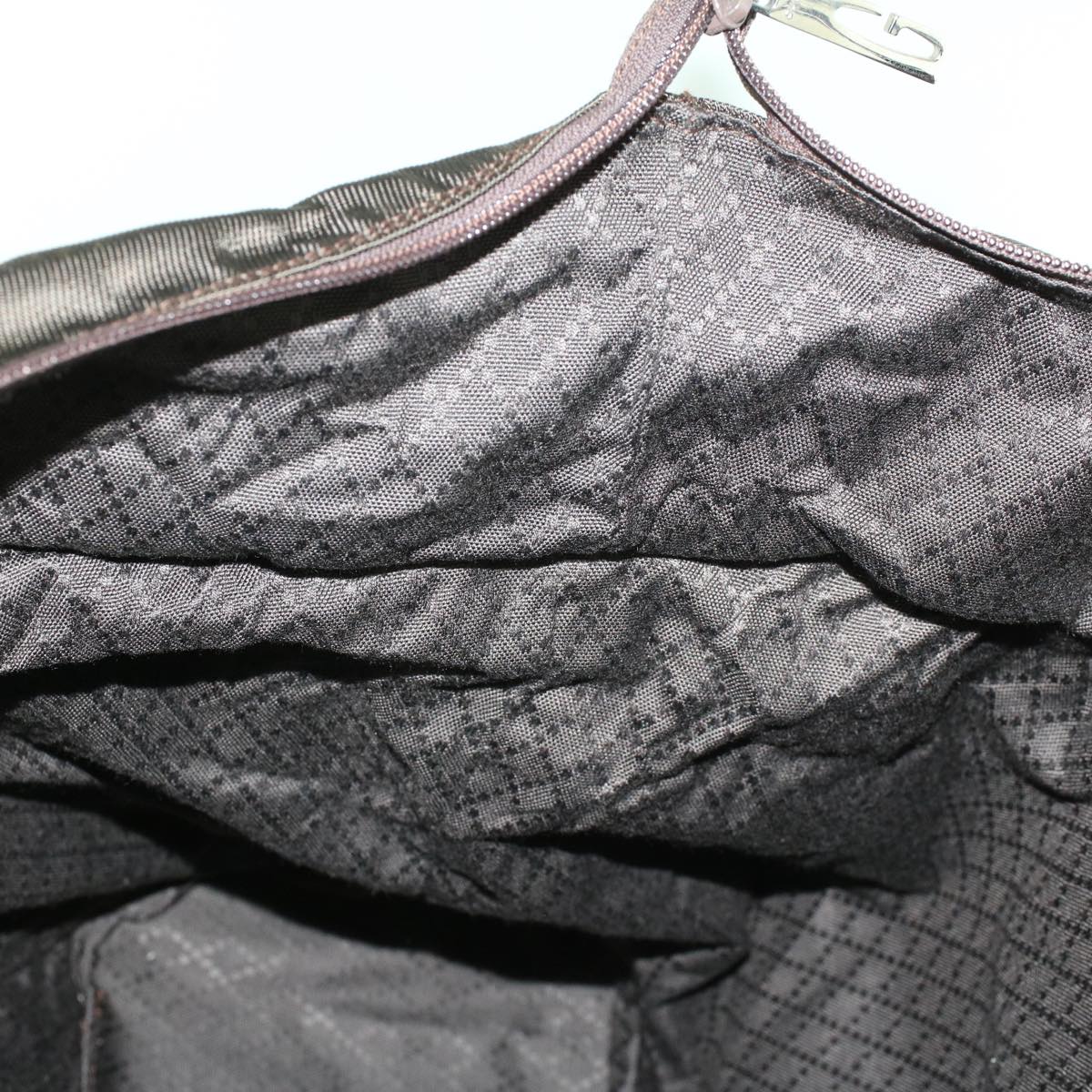 GUCCI Tote Bag Nylon Brown bs5916
