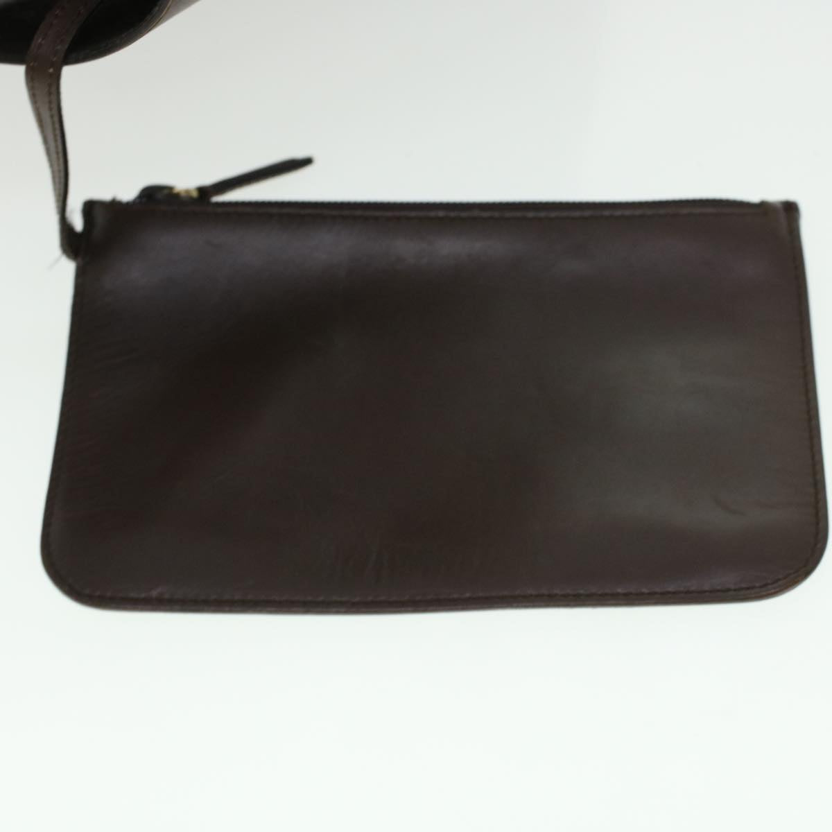 GUCCI Bamboo Shoulder Bag Leather Dark Brown bs5983