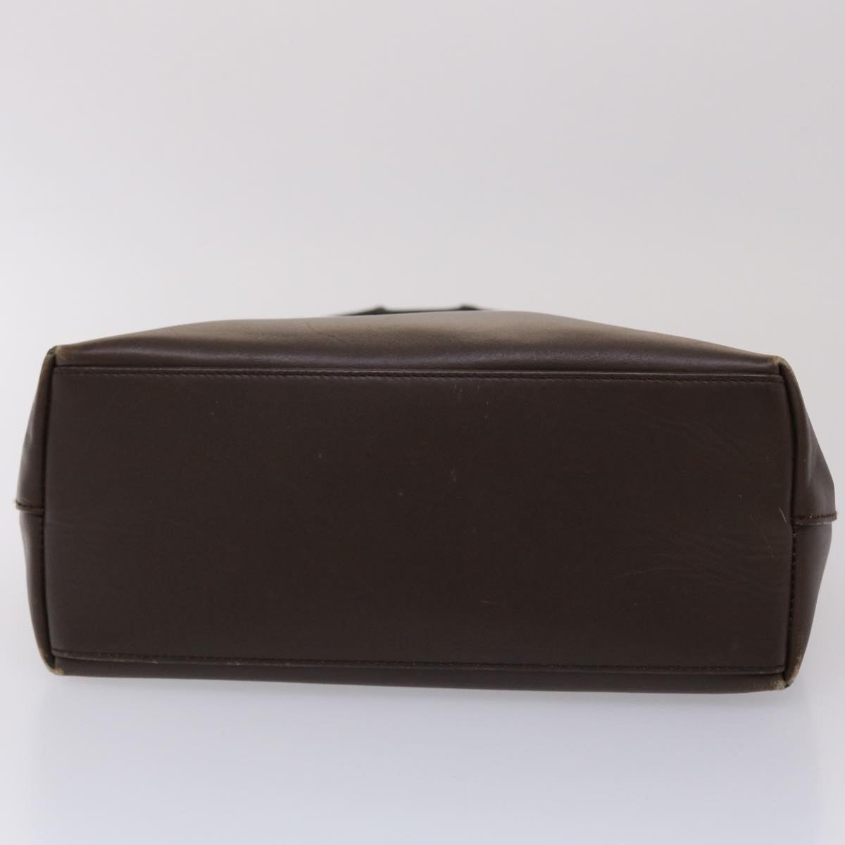 GUCCI Bamboo Shoulder Bag Leather Dark Brown bs5983