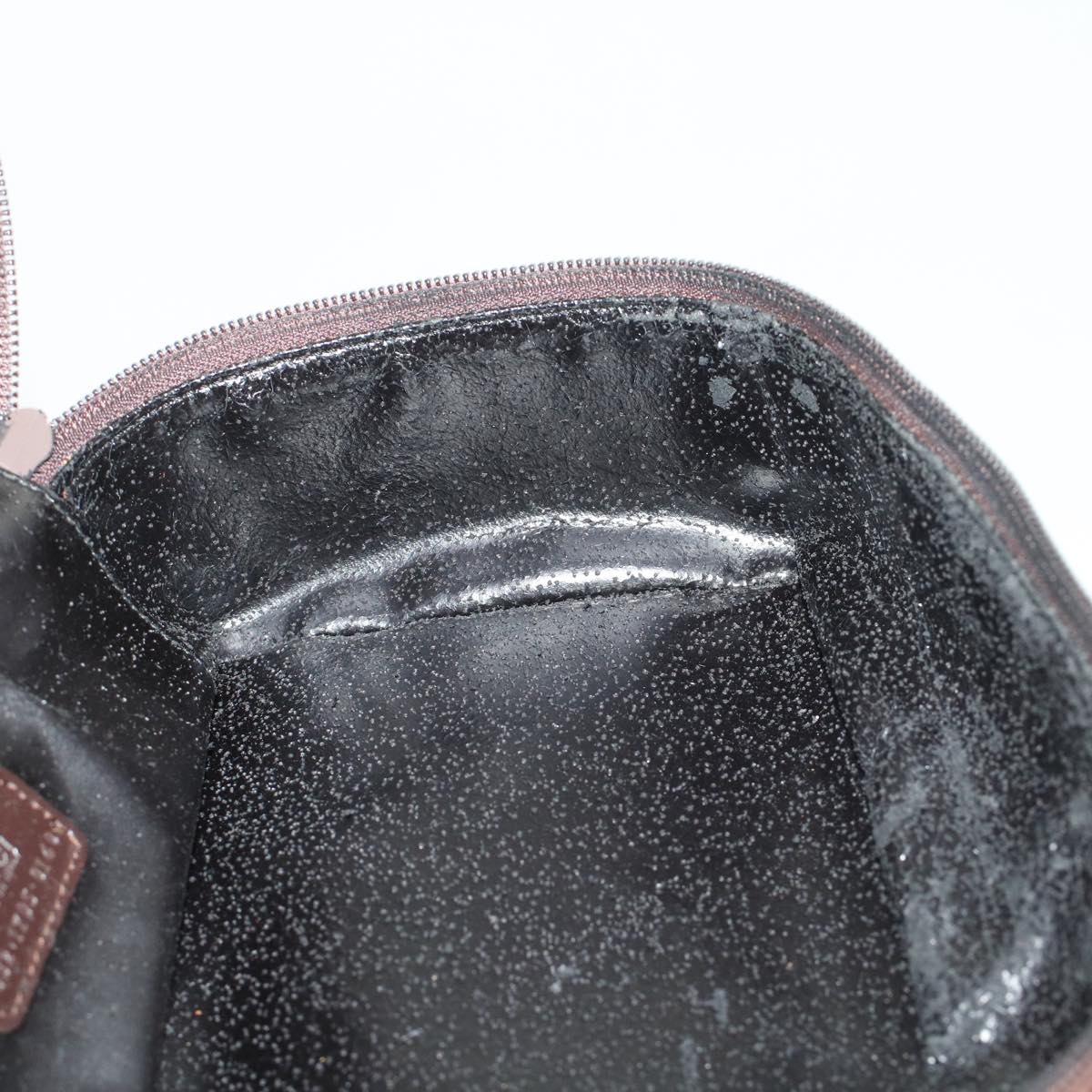 GUCCI Vanity Cosmetic Pouch Suede Leather Brown 032•1705•0140 bs6135