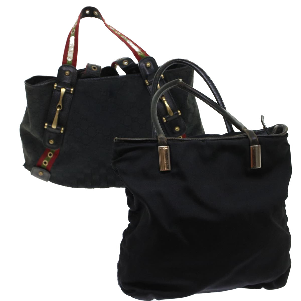 GUCCI GG Canvas Shoulder Bag 2Set Black bs6280