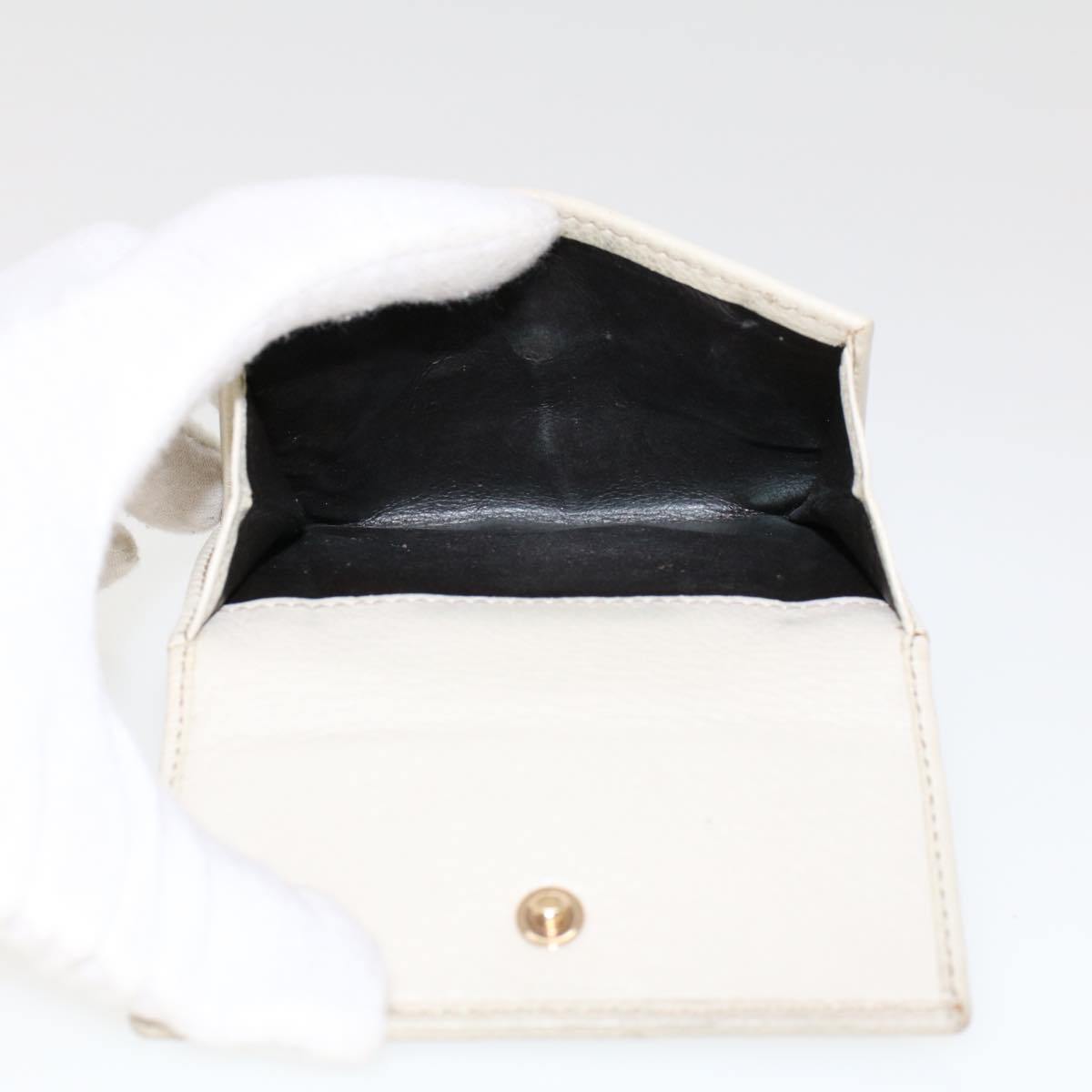 GUCCI GG Canvas Long Wallet Leather 3Set Brown Beige Silver bs6283