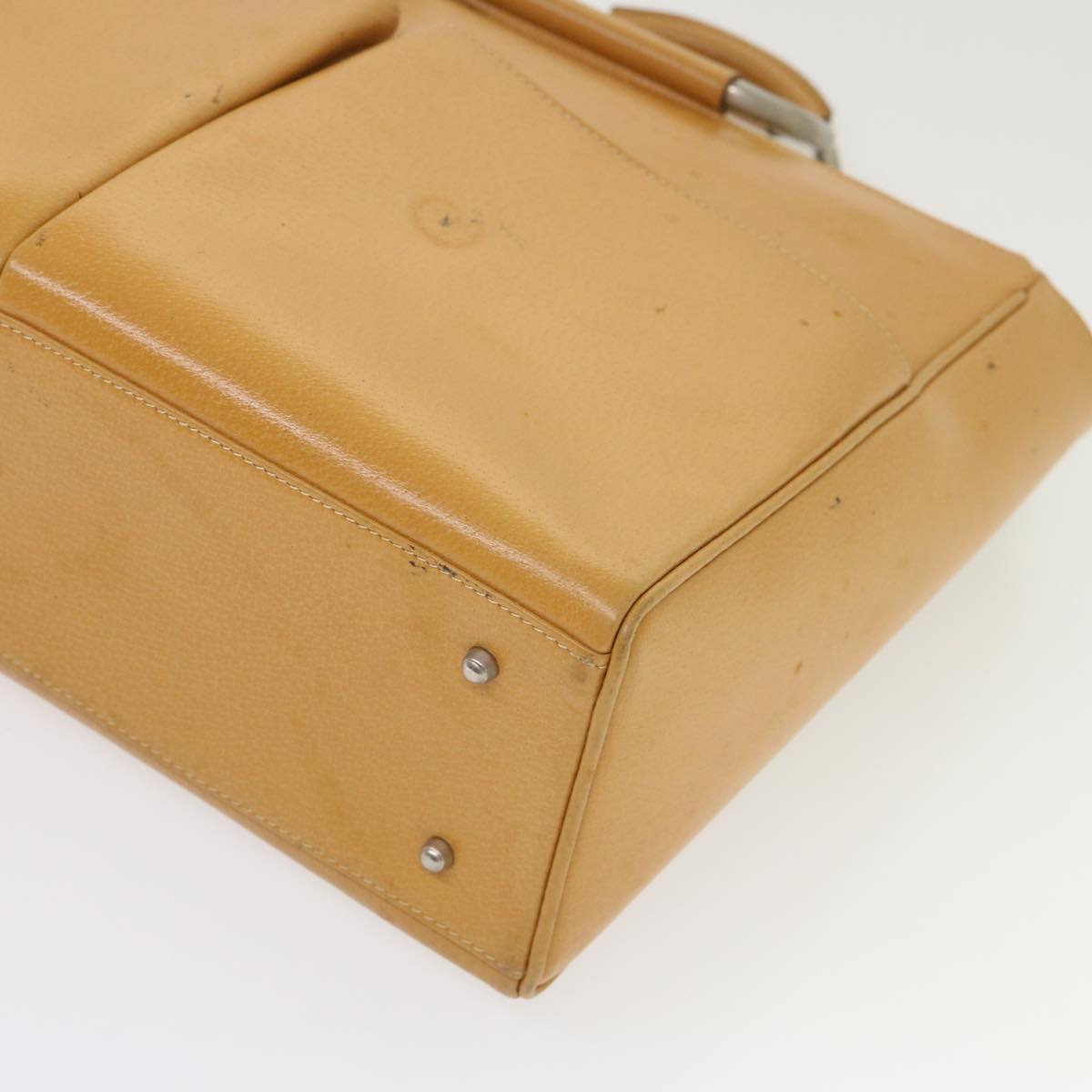 GUCCI Hand Bag Leather Brown 002•3754•0313 bs6312