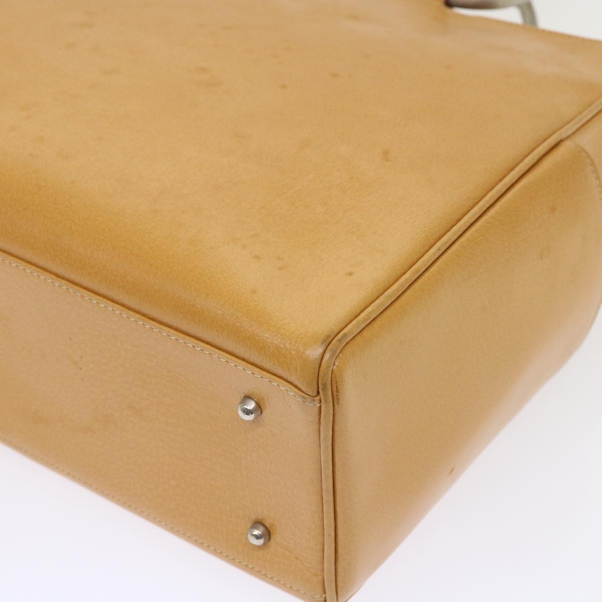 GUCCI Hand Bag Leather Brown 002•3754•0313 bs6312