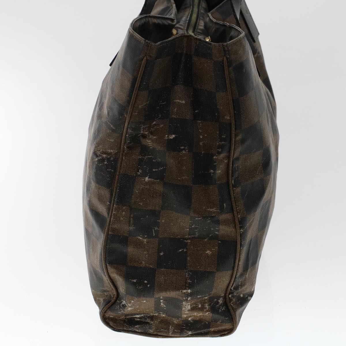 FENDI Pecan Canvas Hand Bag Shoulder Bag Nylon 4Set Brown Black bs6444