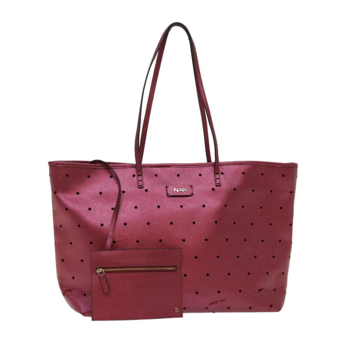 FENDI Tote Bag Leather Pink bs6445