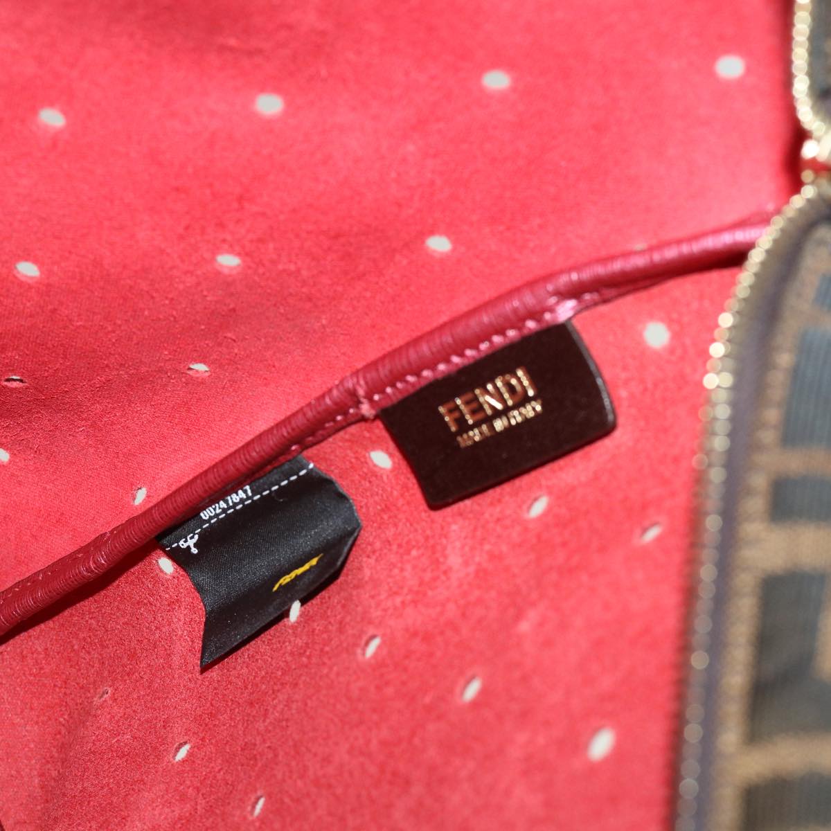 FENDI Tote Bag Leather Pink bs6445