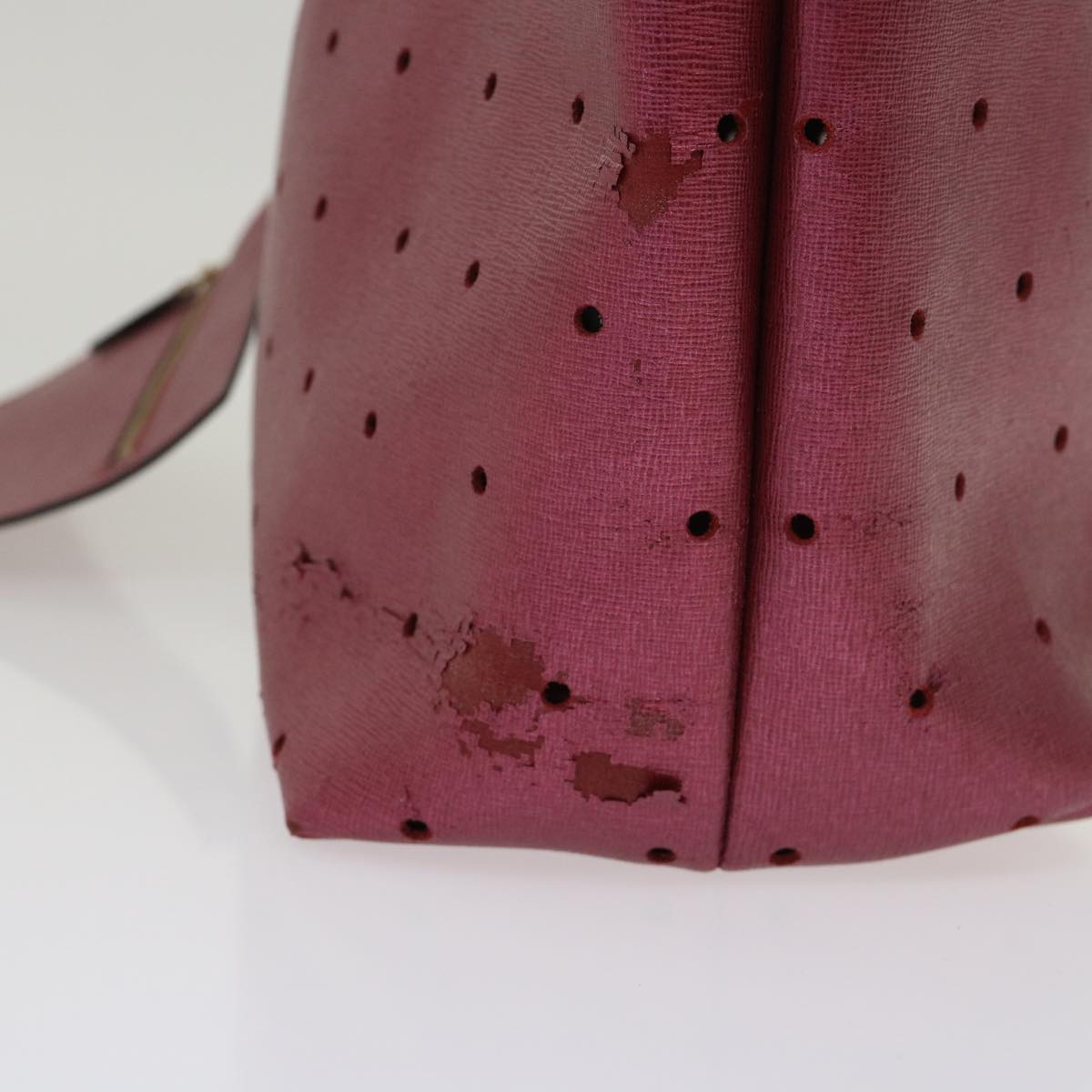 FENDI Tote Bag Leather Pink bs6445