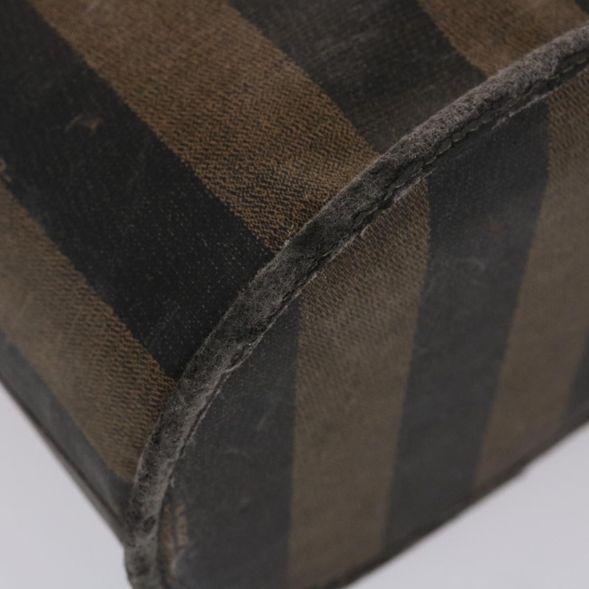 FENDI Pecan Canvas Vanity Cosmetic Pouch Black Brown bs6461