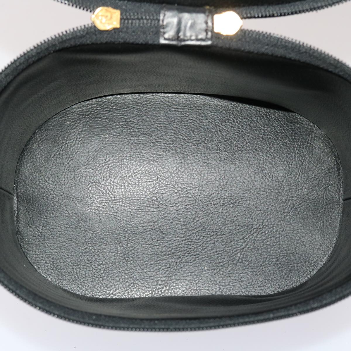 FENDI Pecan Canvas Vanity Cosmetic Pouch Black Brown bs6461