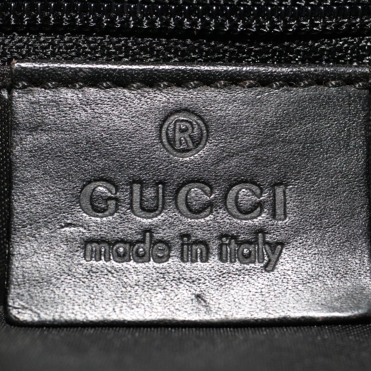 GUCCI Hand Bag Nylon 3Set Black Beige bs6513