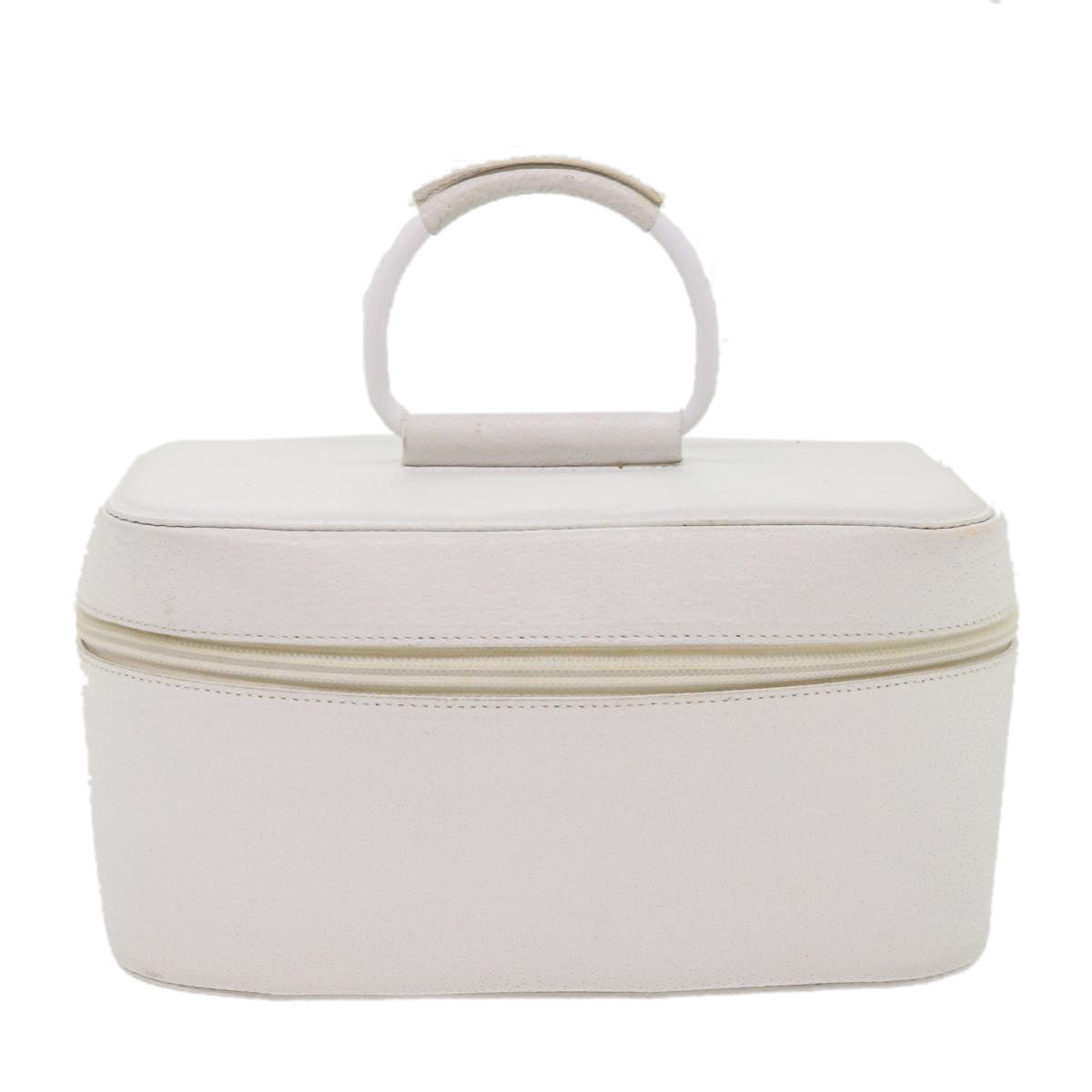 GUCCI Vanity Cosmetic Pouch Leather White 039•1705•0710 bs6557