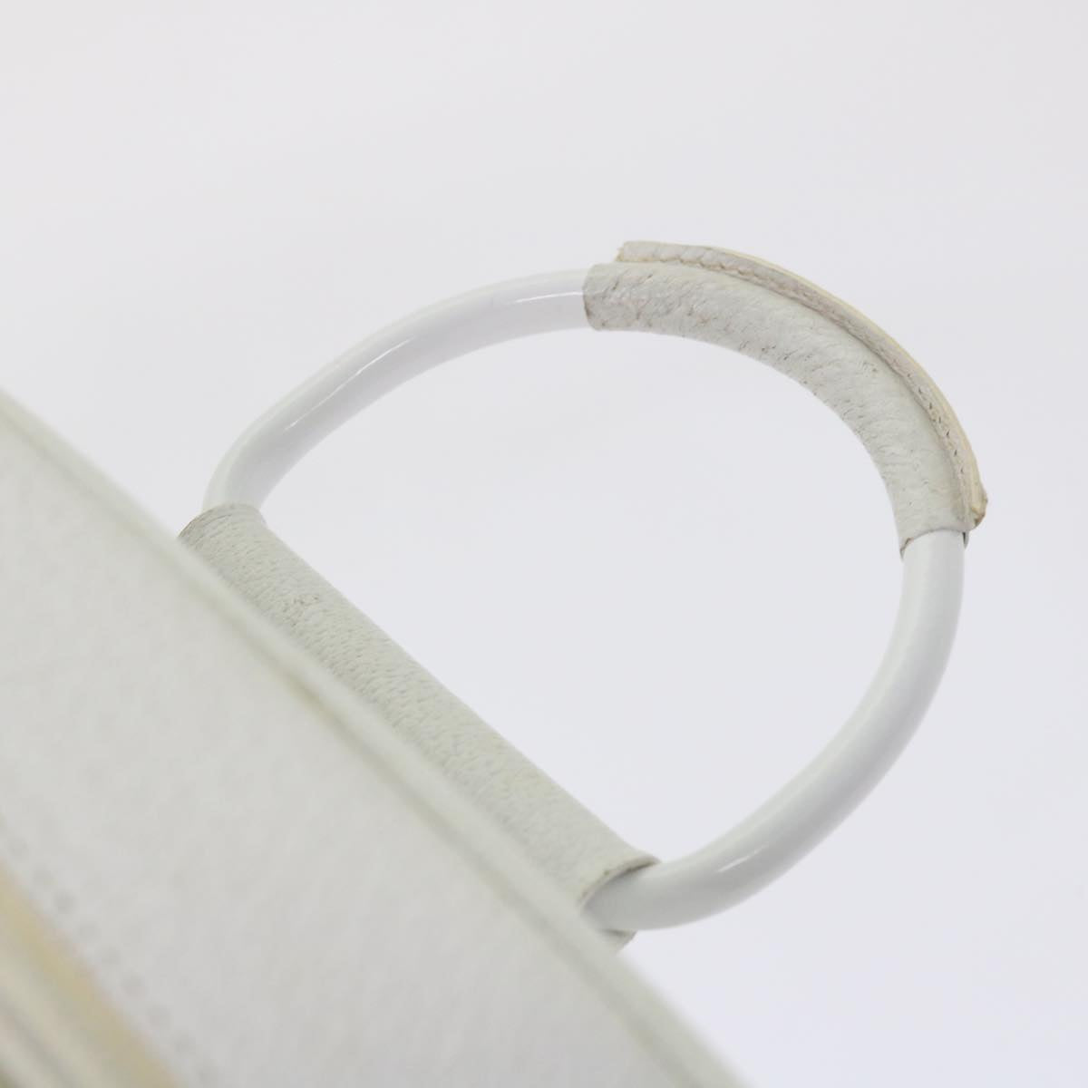GUCCI Vanity Cosmetic Pouch Leather White 039•1705•0710 bs6557