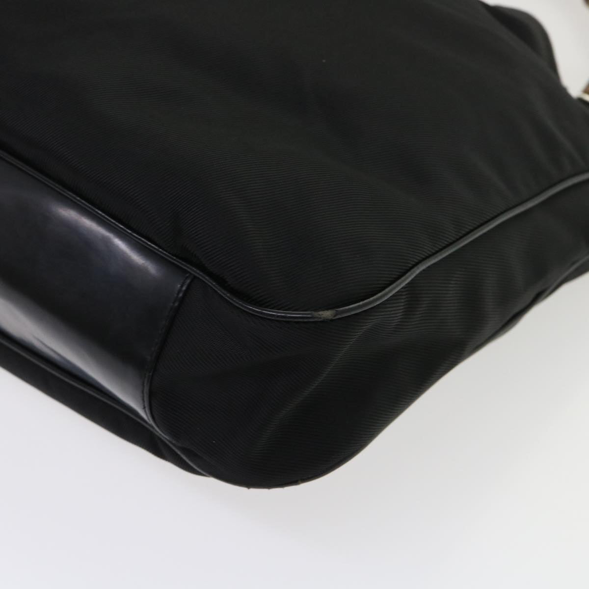 GUCCI Bamboo Shoulder Bag Canvas 2way Black bs6613