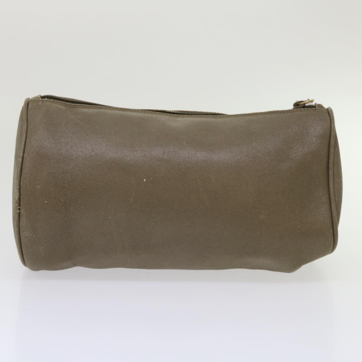 GUCCI Hand Bag Clutch Bag Leather 2Set Beige Gray bs6682