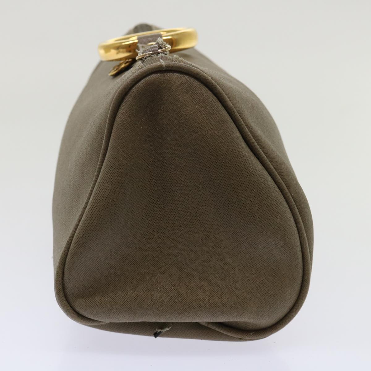 GUCCI Hand Bag Clutch Bag Leather 2Set Beige Gray bs6682