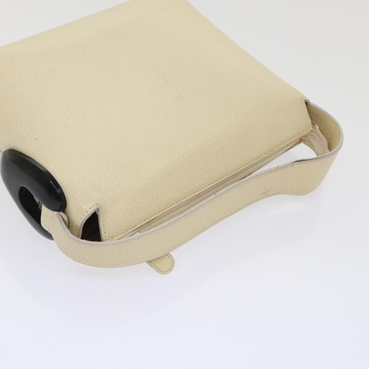 GUCCI Hand Bag Clutch Bag Leather 2Set Beige Gray bs6682