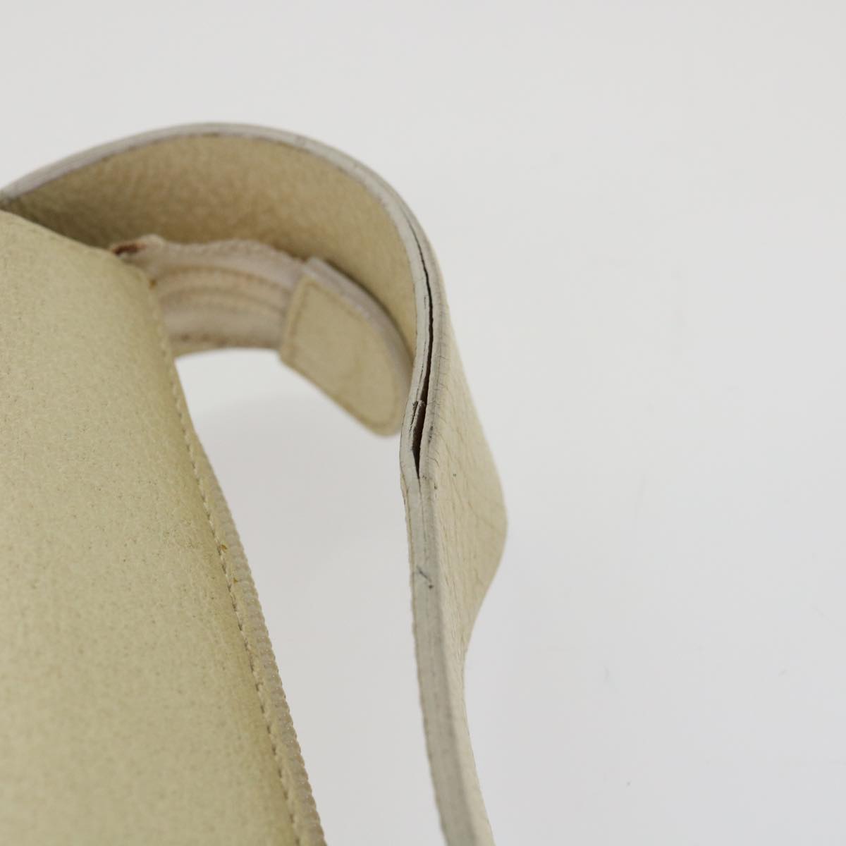GUCCI Hand Bag Clutch Bag Leather 2Set Beige Gray bs6682