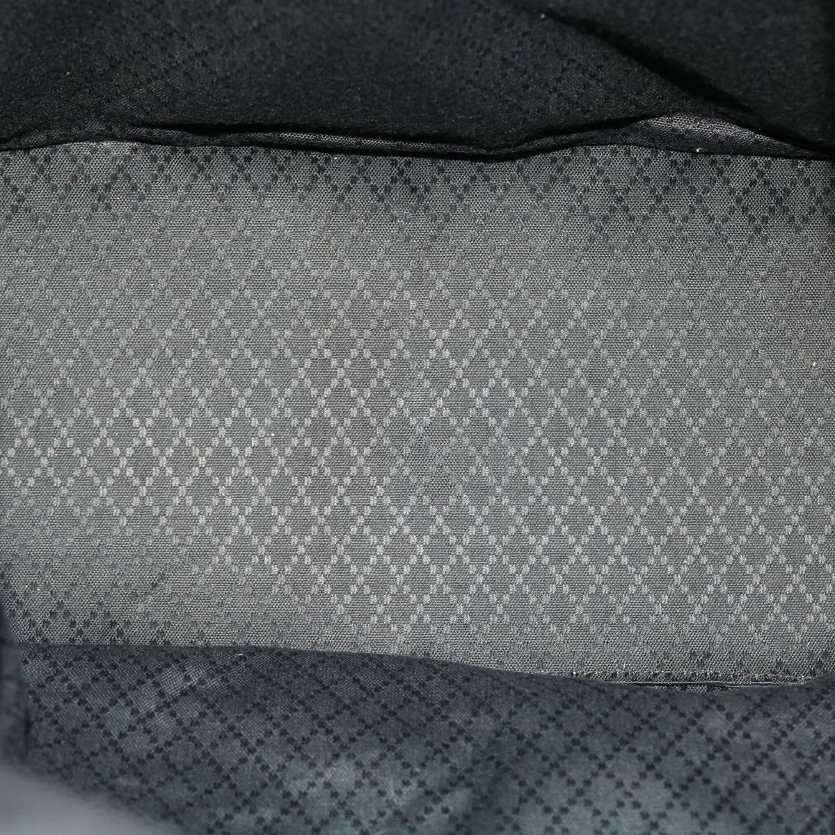 GUCCI Bamboo Hand Bag Nylon Black bs7000