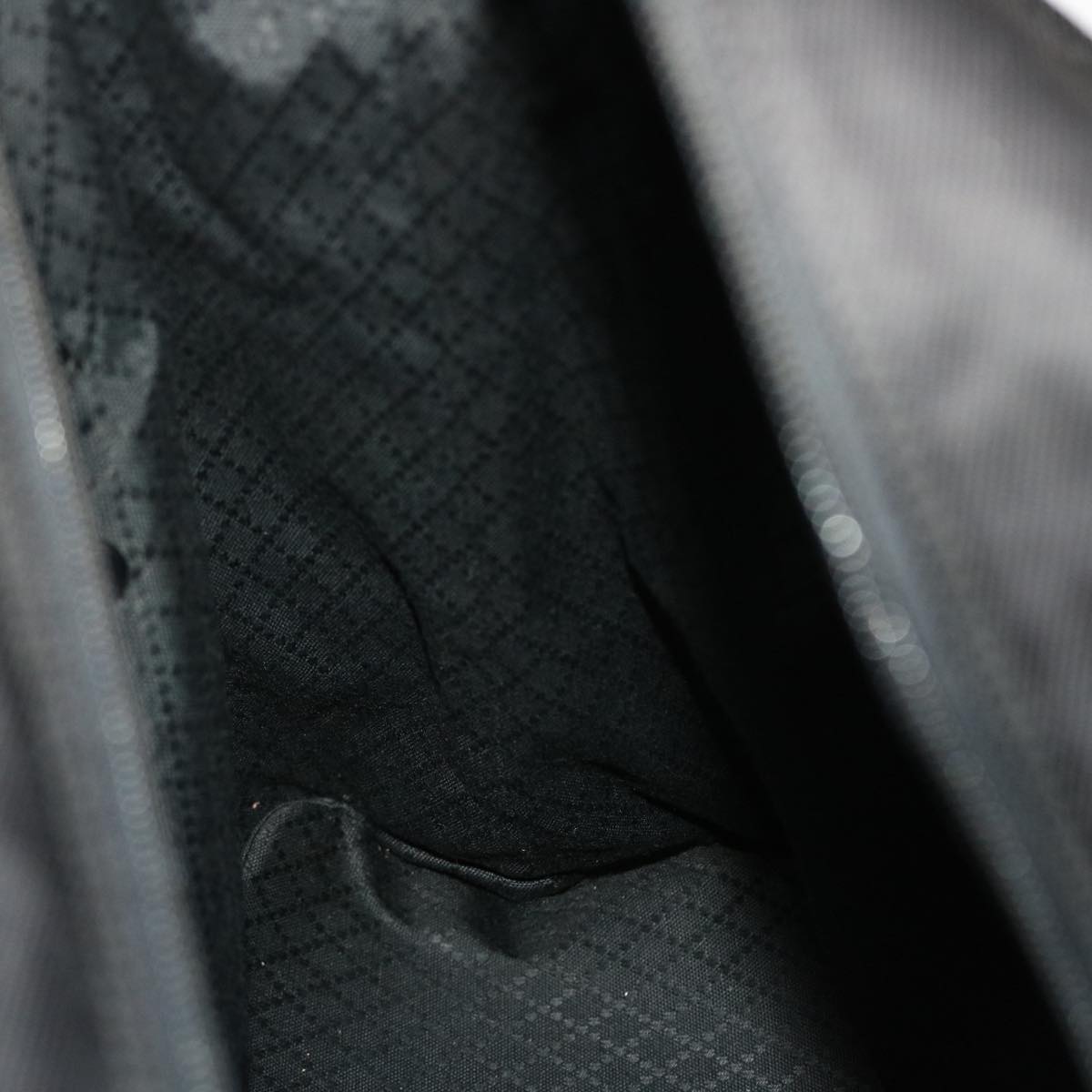 GUCCI Bamboo Hand Bag Nylon Black bs7000
