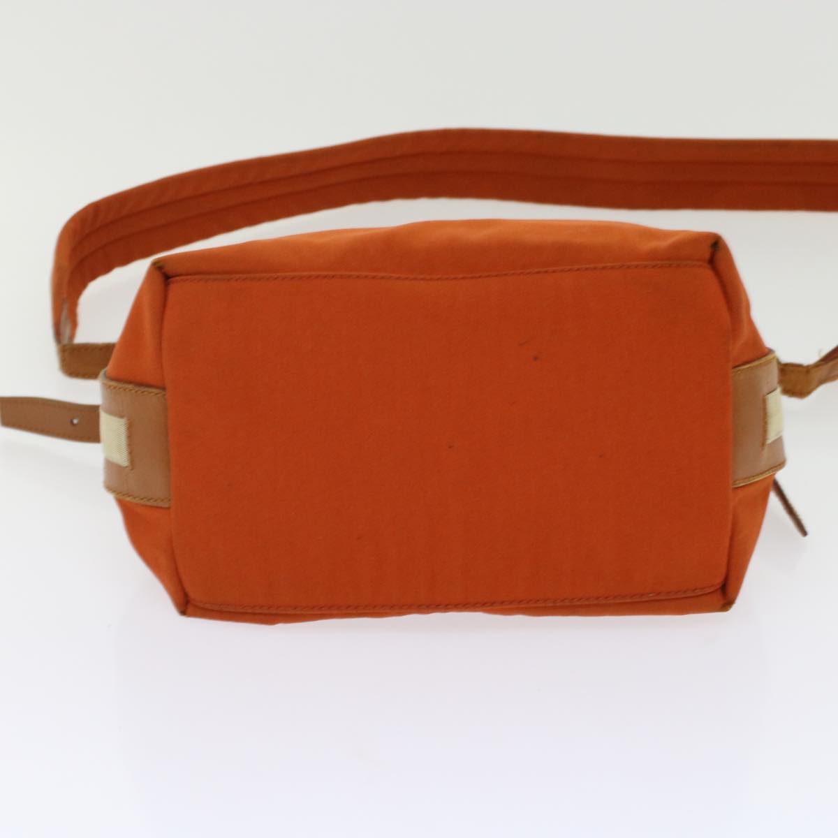 GUCCI Shoulder Bag Leather Canvas 2Set Navy Orange bs7033