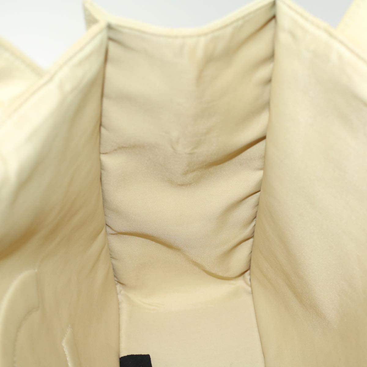 CHANEL Shoulder Bag Nylon Beige CC bs7114
