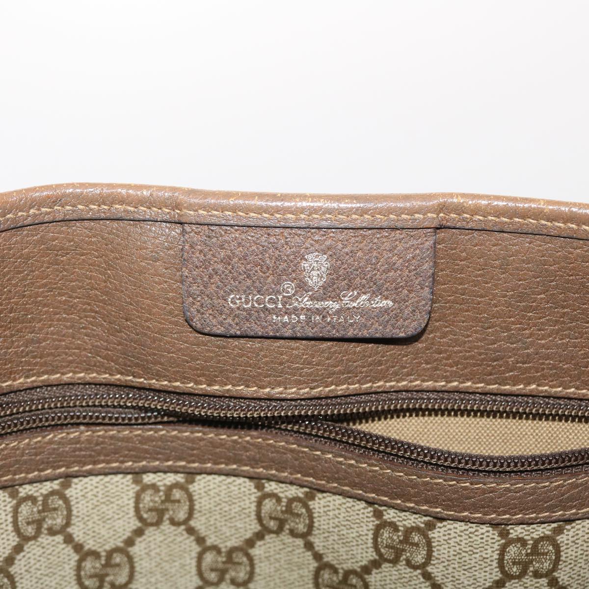 GUCCI GG Canvas Web Sherry Line Tote Bag Beige Red Green 39.02.091 bs7153