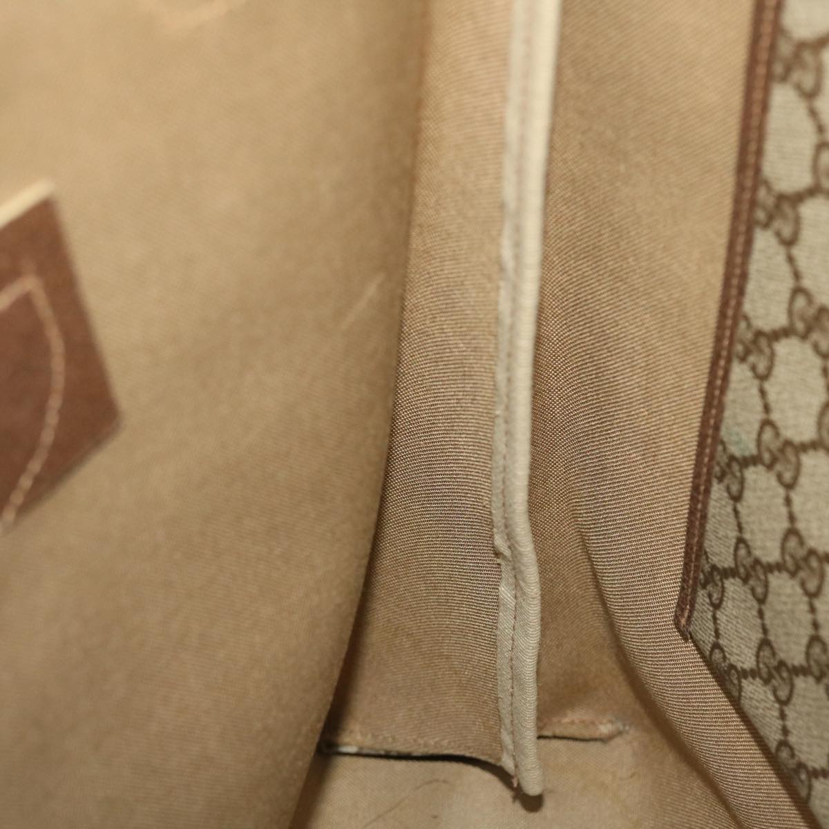 GUCCI GG Canvas Web Sherry Line Tote Bag Beige Red Green 39.02.091 bs7153