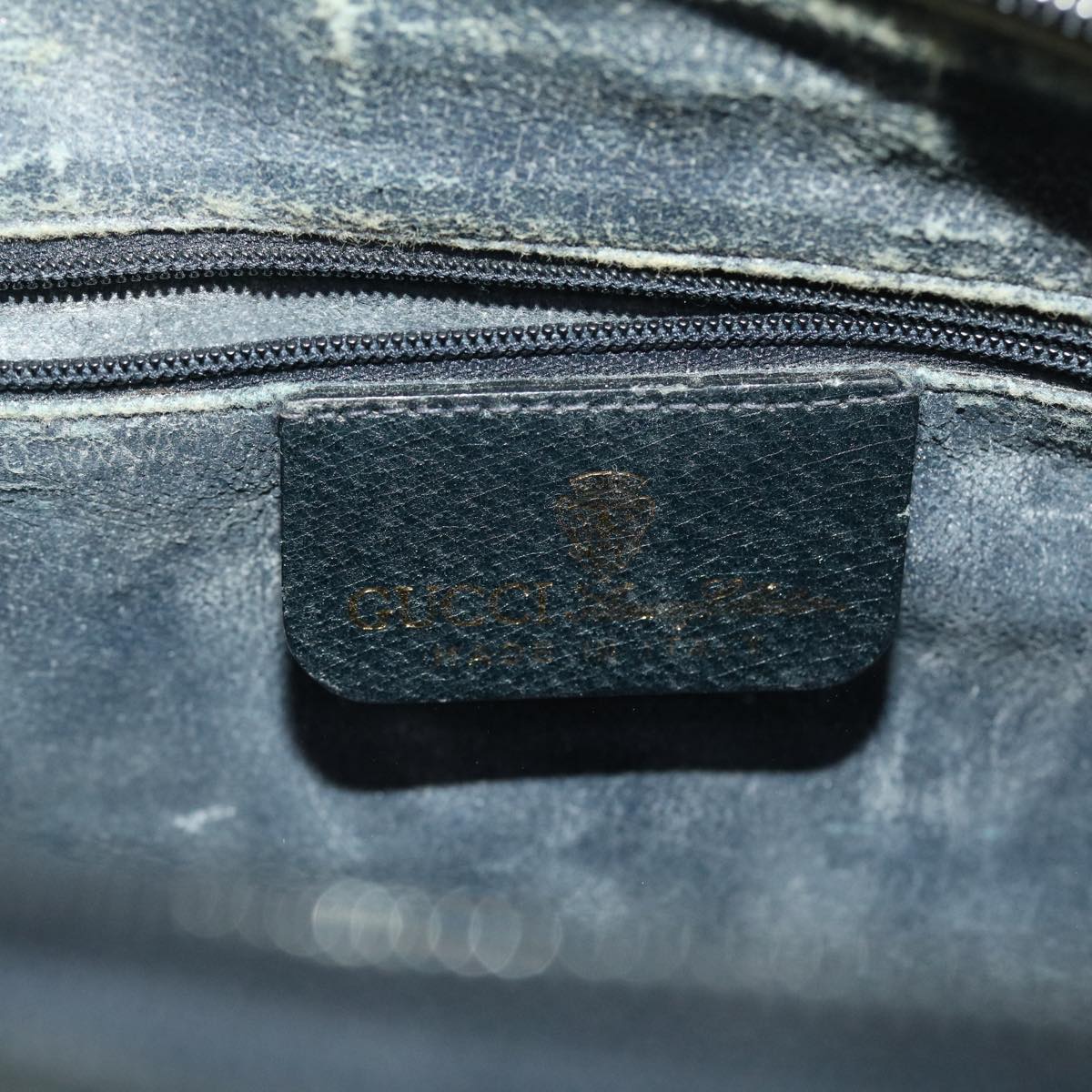 GUCCI GG Canvas Sherry Line Boston Bag Gray Red Navy 012•3842•58 bs7178