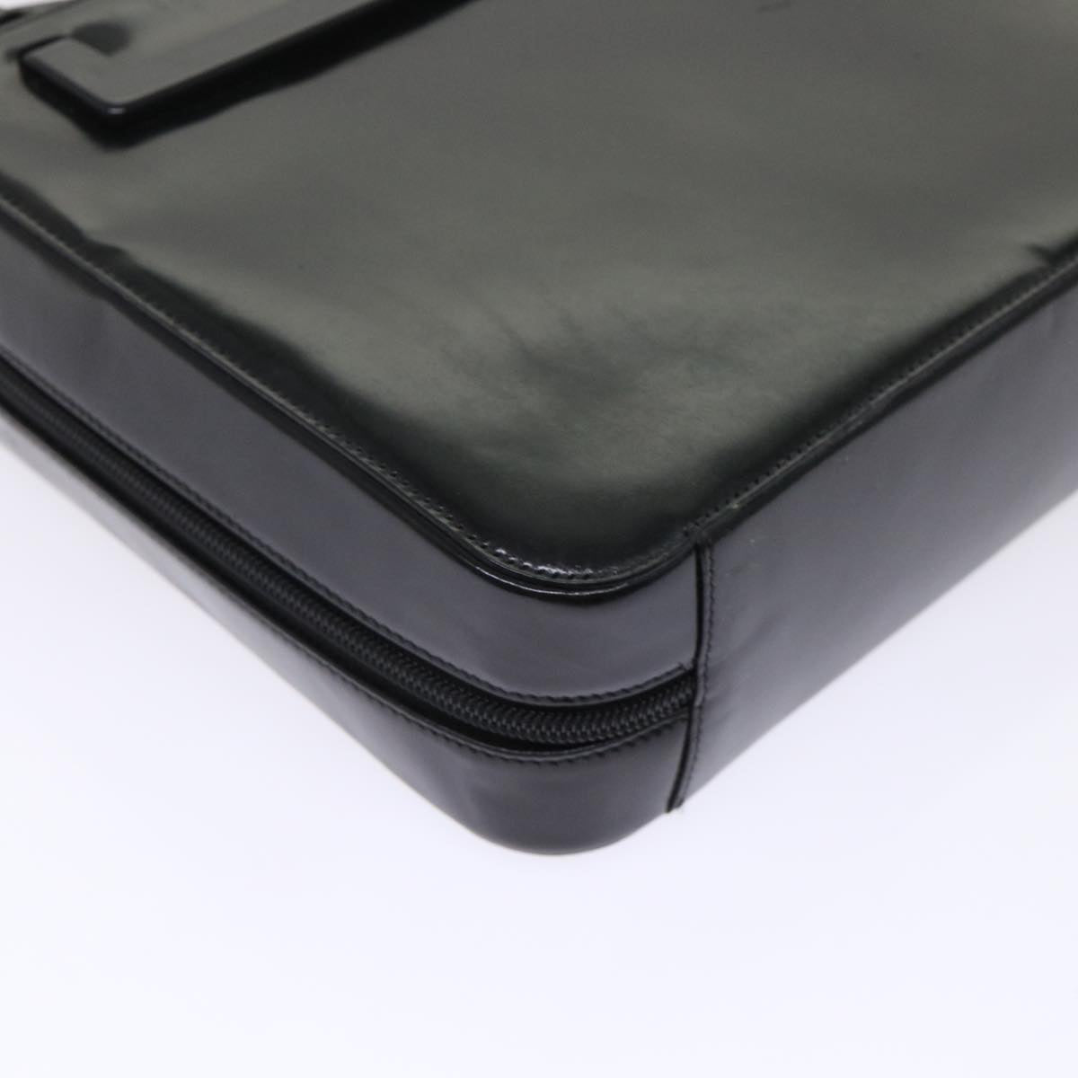 GUCCI Shoulder Bag Patent leather Black 001•3091 3754 bs7235