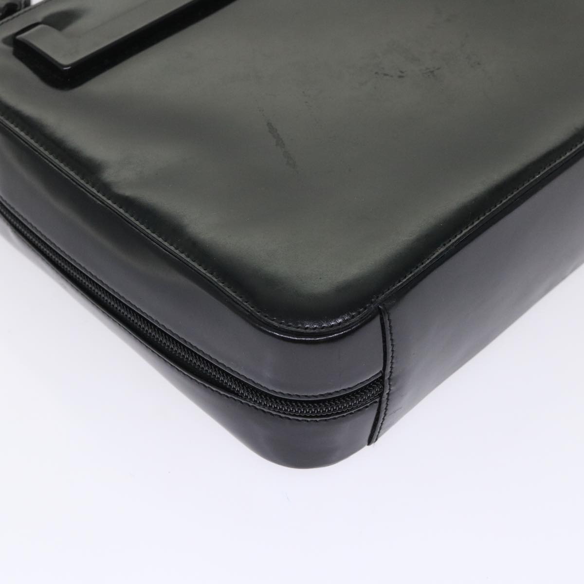 GUCCI Shoulder Bag Patent leather Black 001•3091 3754 bs7235