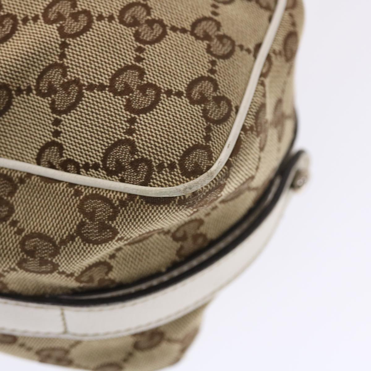 GUCCI GG Canvas Web Sherry Line Shoulder Bag Beige Red Green 232971 bs7254