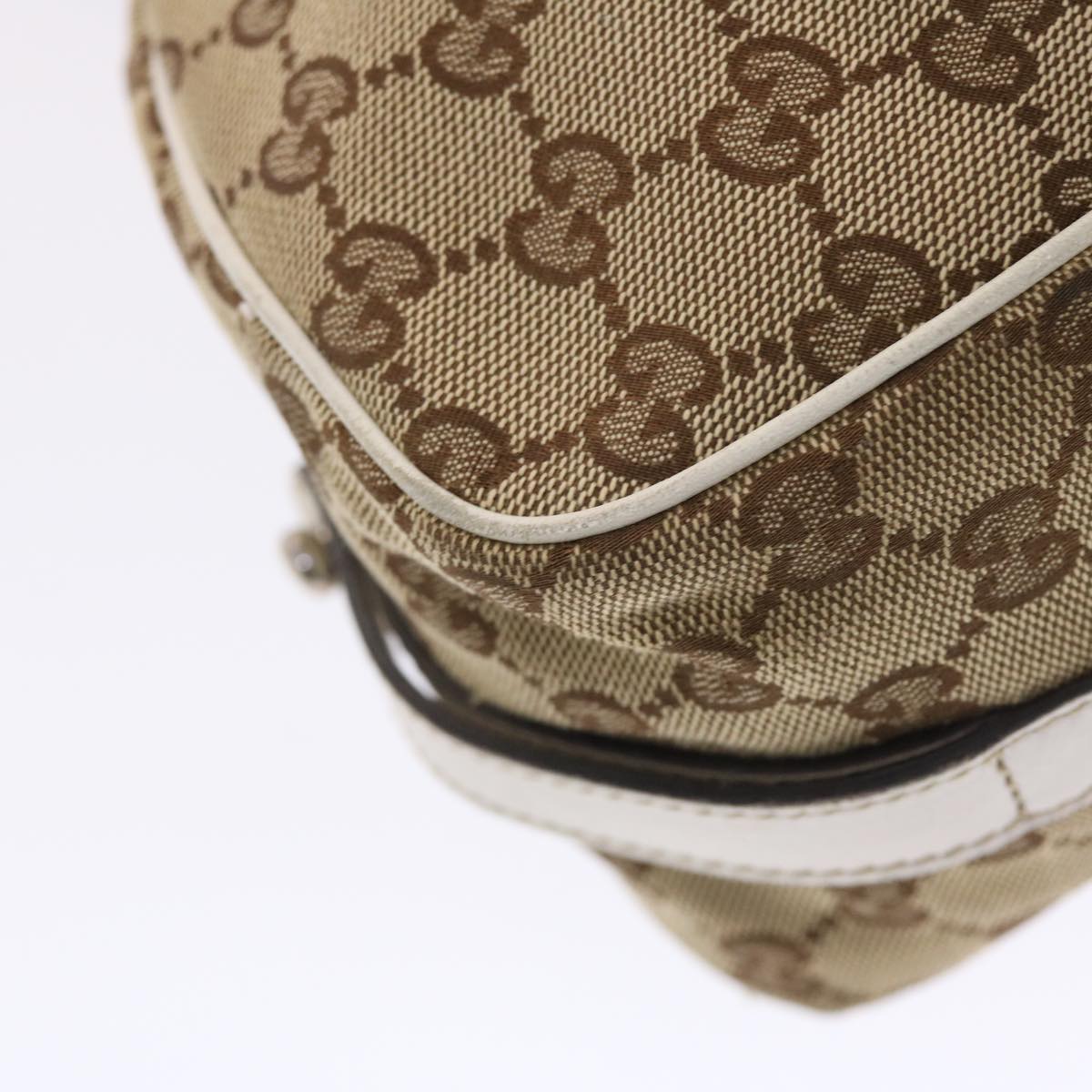 GUCCI GG Canvas Web Sherry Line Shoulder Bag Beige Red Green 232971 bs7254