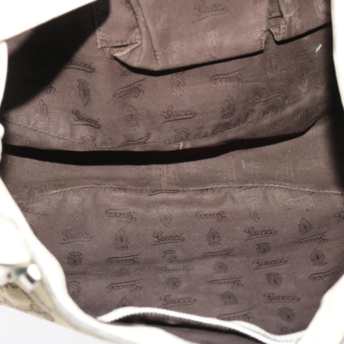 GUCCI GG Canvas Web Sherry Line Shoulder Bag Beige Red Green 232971 bs7254