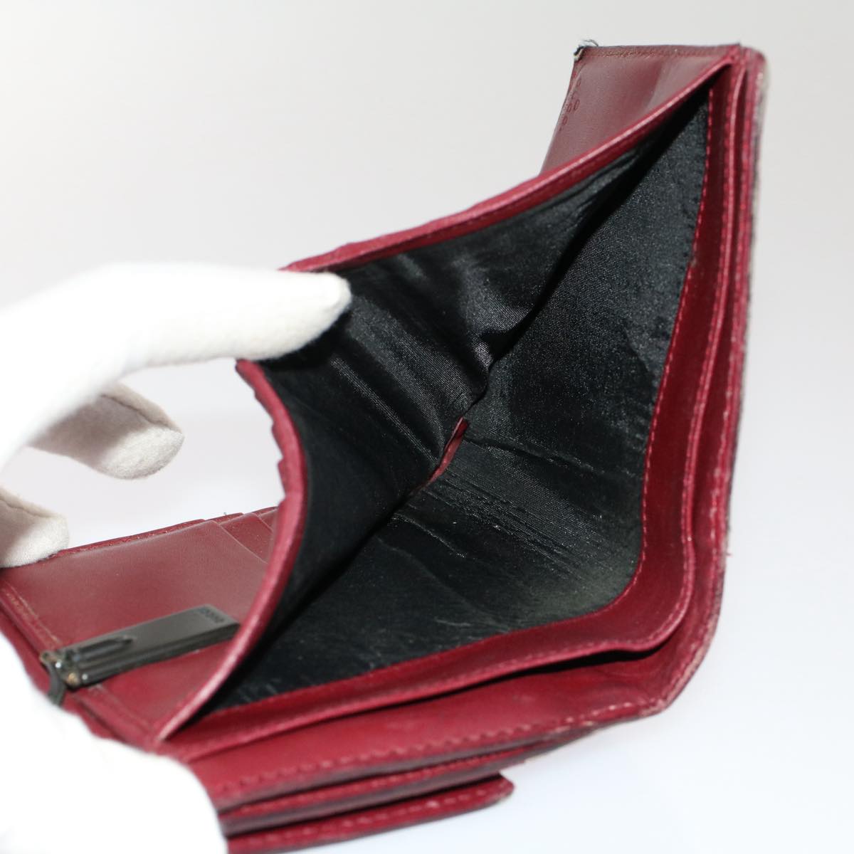 GUCCI GG Canvas Jackie Web Sherry Line Wallet 5Set Beige Wine Red bs7300