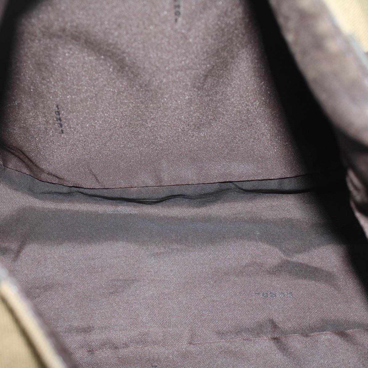 FENDI Pecan Canvas Shoulder Bag Nylon Brown bs7311