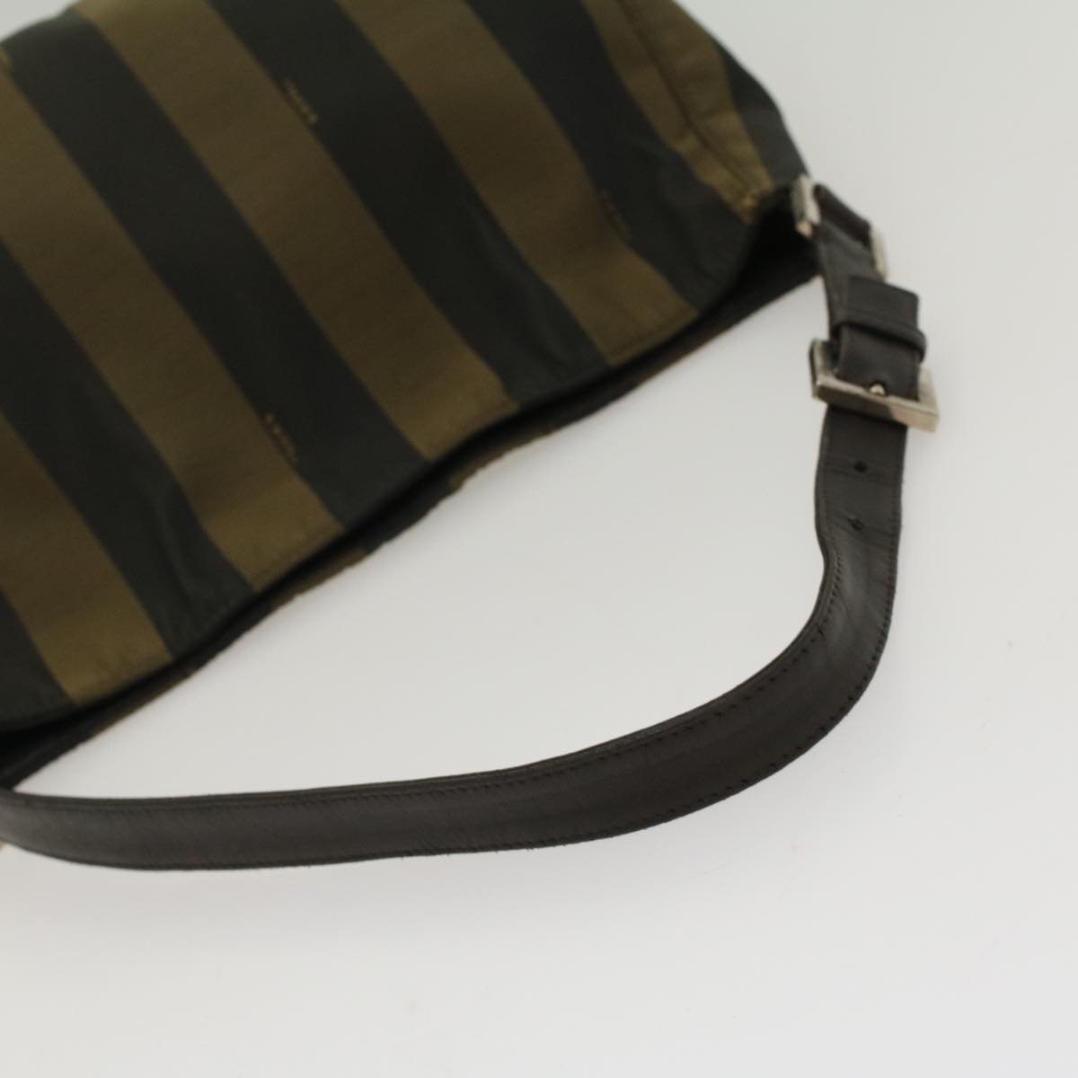 FENDI Pecan Canvas Shoulder Bag Nylon Brown bs7311