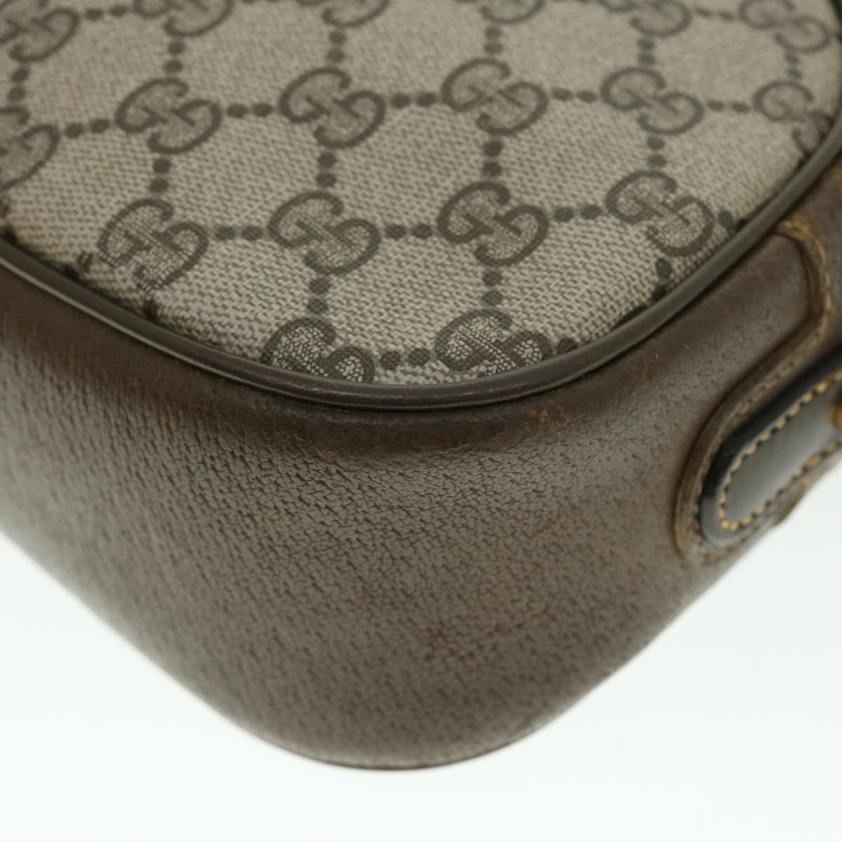 GUCCI GG Canvas Shoulder Bag Leather Beige 001 067 1283 bs7335