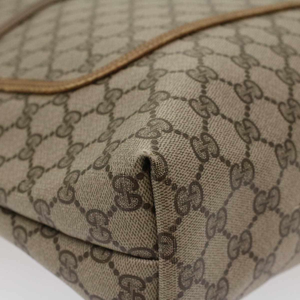 GUCCI GG Canvas Web Sherry Line Tote Bag Beige Red Green 39.02.003 bs7344