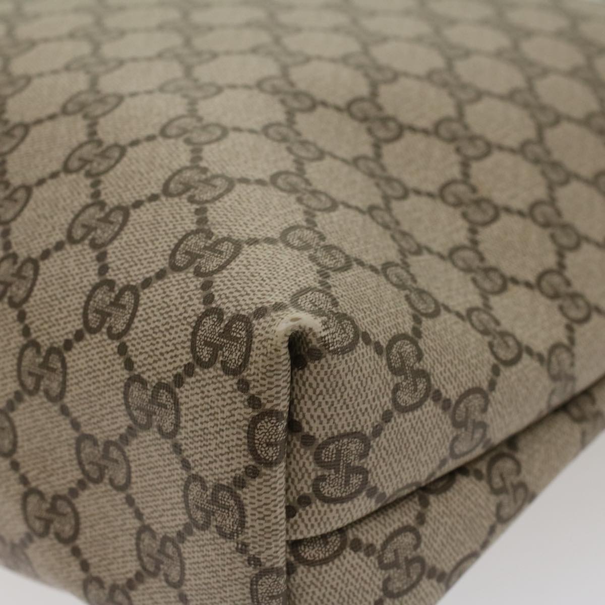 GUCCI GG Canvas Web Sherry Line Tote Bag Beige Red Green 39.02.003 bs7344