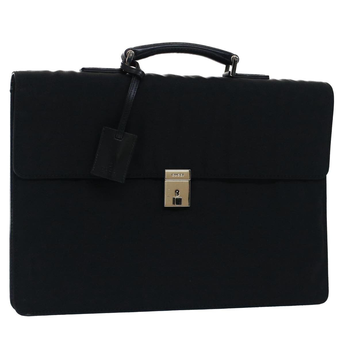 GUCCI Business Bag Nylon Black 015.0235 bs7486