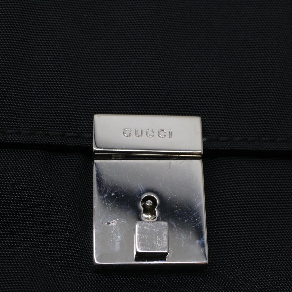 GUCCI Business Bag Nylon Black 015.0235 bs7486