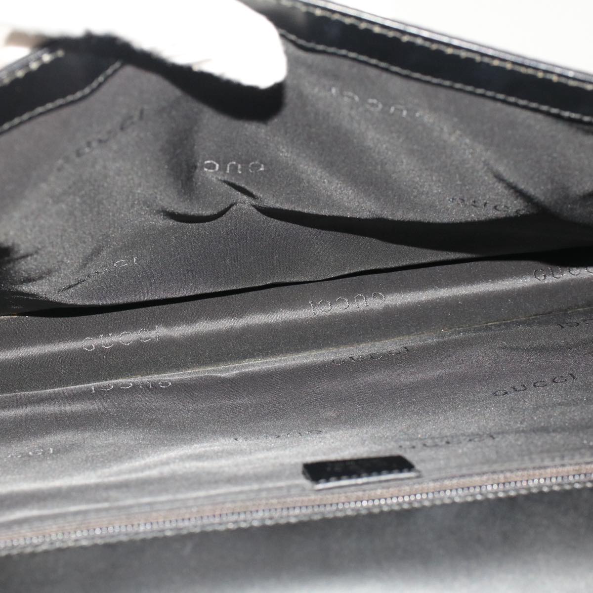 GUCCI Business Bag Nylon Black 015.0235 bs7486