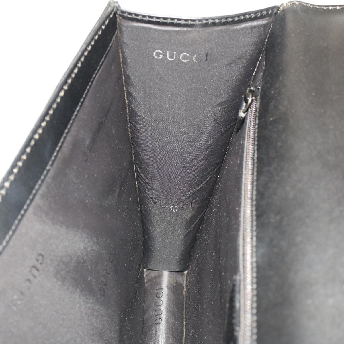 GUCCI Business Bag Nylon Black 015.0235 bs7486